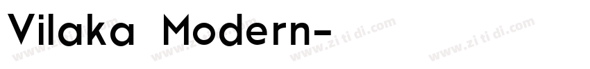 Vilaka Modern字体转换